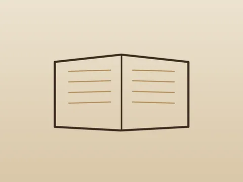 Ilustração de um livro jurídico aberto